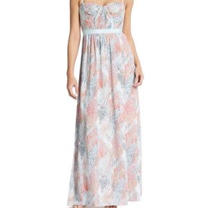 BCBG Max Azria Long Light Blue Dress